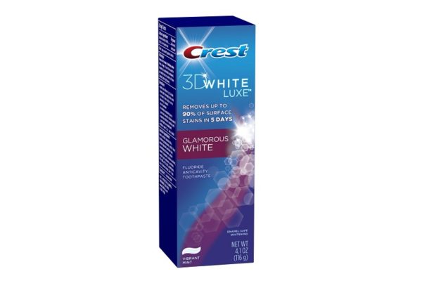 ยาสีฟันฟอกฟันขาว CREST 3D WHITE LUXE GLAMOROUS WHITE TOOTHPASTE